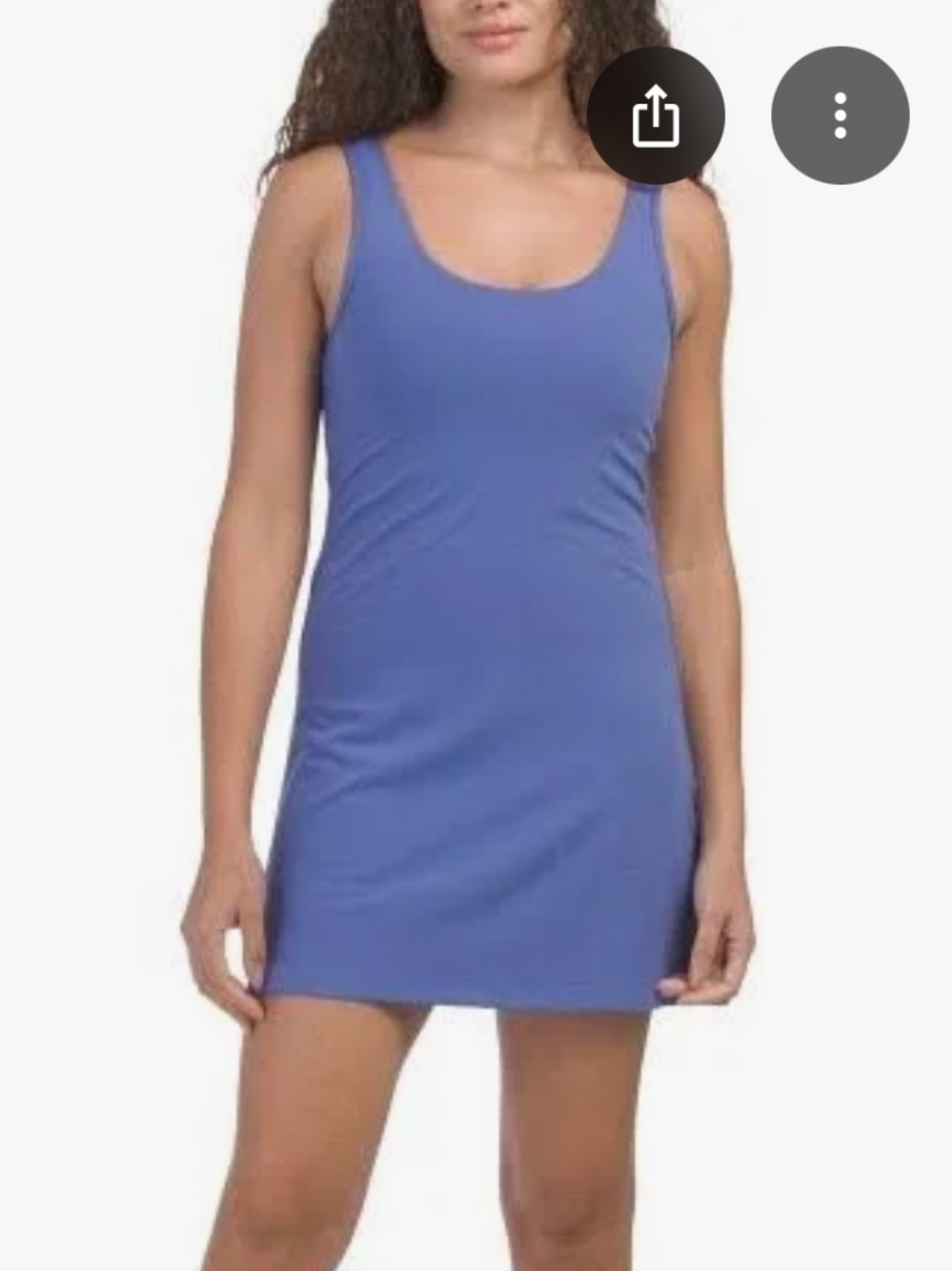 NWT under Armour women’s motion dress in periwinkle sz L